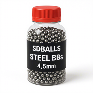 Bolas de Bisbuto SDBALLS con Recubrimiento de Bismuto, Bolas de Caza con Recubrimiento de Cobre, 3.3mm 4mm <span class=keywords><strong>4.4mm</strong></span> 4.5mm, Calibre .177, Bolas de Acero - Product Image 1