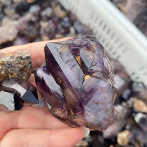 หินคริสตัลธรรมชาติคุณภาพสูงแบบดิบ สีม่วงซุปเปอร์เซเว่น สำหรับตกแต่ง ขายส่ง - Product Image 5