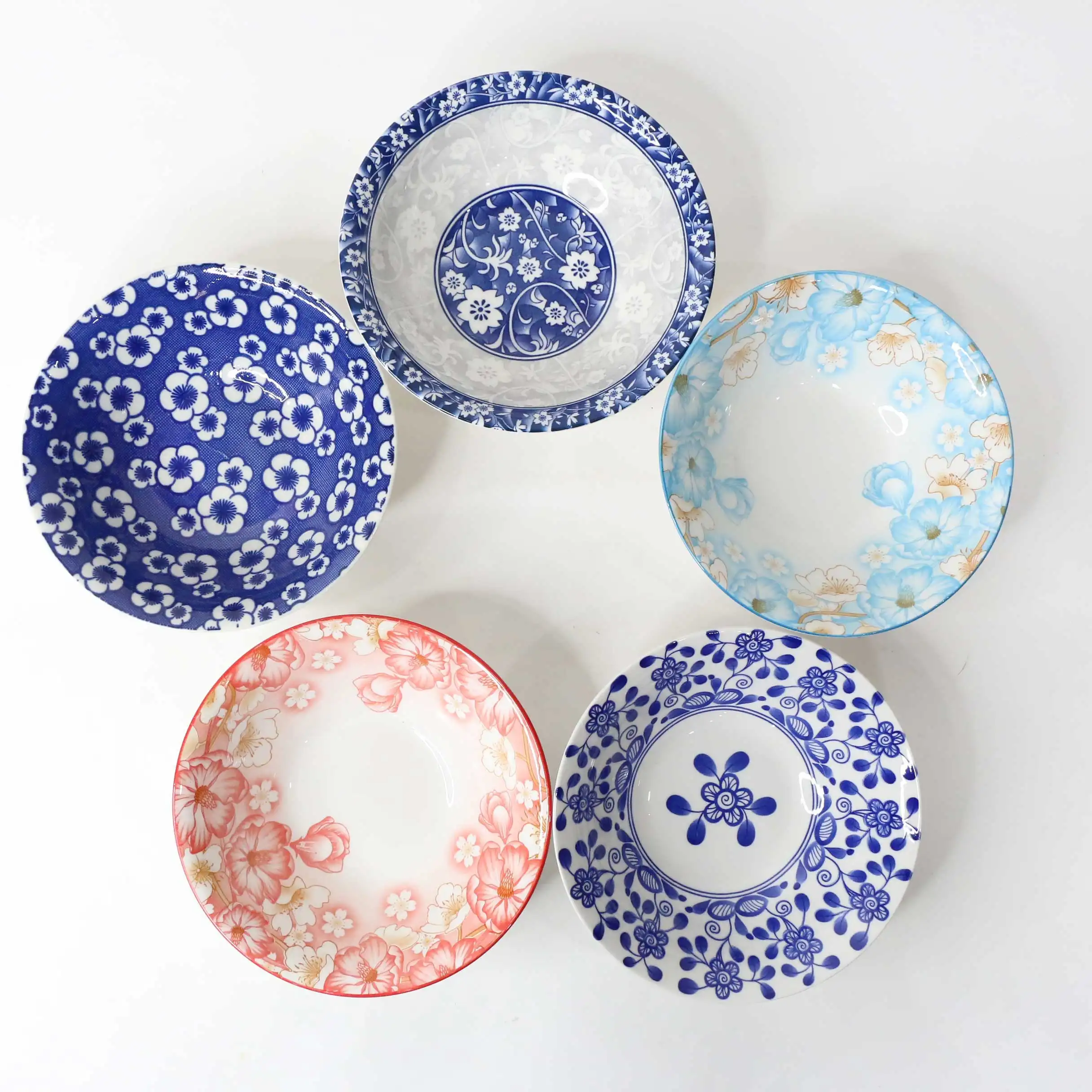 Customized ceramic salad bowl porcelain bowl ceramic bowl of various sizes