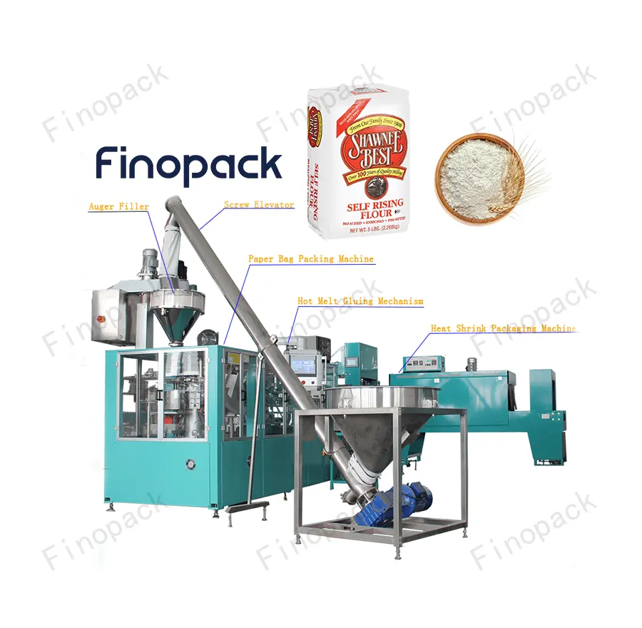 Fast Delivery Maize Flour Packaging Machine Automatic Maize Flour Packaging Bag Machine Paper Bag Filling Machine