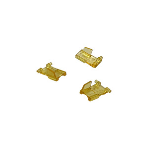 Cubierta Giratoria de Fibra Óptica KINY, Piezas de Plástico PEI, Amarillo Transparente, Personalizable, Moldeo por Inyección, Directo de Fábrica - Product Image 1
