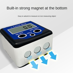 Endüstriyel sınıf alüminyum dijital eğimölçer manyetik kabarcıklar ile BB-180 Mini LCD elektronik açı ölçer dahil - Product Image 3