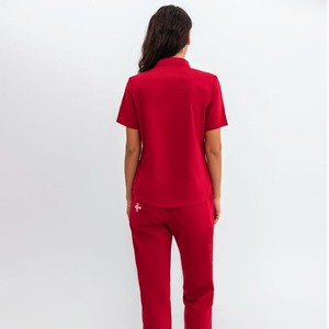 Offre Spéciale Anti-rides lavable doux tissu infirmière gommages hôpital uniforme médical gommages femmes survêtement gommages ensembles paire - Product Image 3