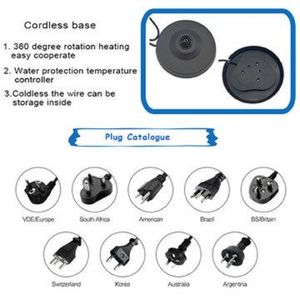 2021 Nhà thiết bị điện tử hot-thép không gỉ Ấm đun nước điện điều khiển nhiệt độ sưởi ấm tự động cho hộ gia đình sử dụng xách tay - Product Image 4