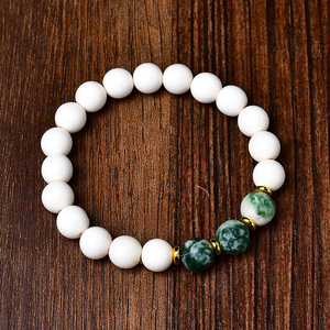 Deer Antler Baixiang Seed <strong>Bracelet</strong> Buddhist Prayer Beads Cypress Seed Hand Chain Vintage Cultural Play Bone Horn Bangle Made - Product Image 4