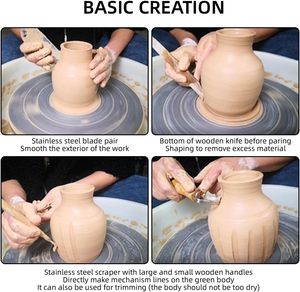 Bán Buôn Chuyên Nghiệp 8 Pcs Polymer Đất Sét Công Cụ <span class=keywords><strong>Kit</strong></span> Gốm Tự Làm Gốm Điêu Khắc Mô Hình Đất Sét Công Cụ Thiết Lập Cho Nguồn Cung Cấp Nghệ Thuật - Product Image 4