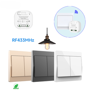 1/2Gang Tự Năng Lượng Cuộc Sống Thông Minh Ứng Dụng Wifi + 433 Không Dây Điều Khiển Từ Xa Bảng Điều Chỉnh Tiêu Chuẩn EU Không Thấm Nước Ip44 Tường Chiếu Sáng ABS 240V 16A - Product Image 1
