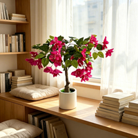 Meistverkaufte Künstliche Bougainvillea-Blütenbäume, Kunstblumen für Innenräume, Dekoration für Hochzeiten