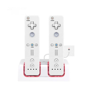 Đối với Nintendo <span class=keywords><strong>Wii</strong></span> 2 trong 1 Trạm Sạc <span class=keywords><strong>Dual</strong></span> Gamepad sạc với sạc pin sạc Dock cho Nintendo <span class=keywords><strong>Wii</strong></span> - Product Image 3