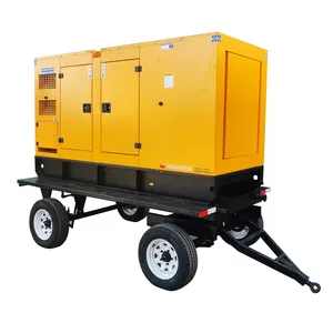 Gerador panda 50 kva super silencioso gerador à prova de som 50kw gerador móvel diesel