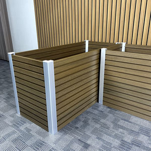 Jardinière surélevée en bois haut de gamme, <span class=keywords><strong>pot</strong></span> de fleurs en bois, bac à fleurs pour extérieur - Product Image 1