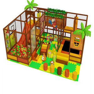 Divertido Parque Infantil Modular Temático para Niños, Set de Juegos Suaves con Mini Tobogán y Piscina de Pelotas para Área de Comedor de Restaurante - Product Image 1