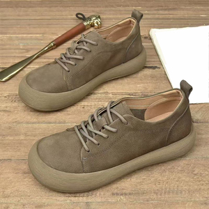 Scarpe da Uomo Taglie 39-44 Marrone Kaki Versatili Alla Moda Comode con Punta Larga, Basse, Morbide e Resistenti all'Usura - Product Image 3