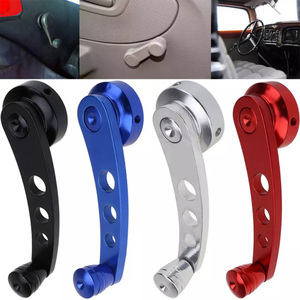 Set Crank pintu mobil Aluminium, performa pintu pegangan pengangkat jendela multiwarna untuk Interior mobil - Product Image 3