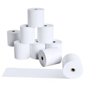 Etiqueta Térmica de 80*80 mm de Calidad Premium a Precio de Mayoreo, Proveedor de Fábrica, Impresión de Facturas, Tickets y Recibos para ATM/POS - Product Image 2