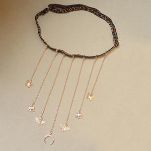 Chaîne de corps en forme de cœur en alliage de zinc plaqué, chaîne de jambe à pampilles multicouches pour femme, bijoux de mode de plage, longueur standard - Product Image 4