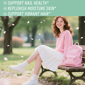 Gomitas de Ácido Hialurónico Más Vendidas con Vitamina C y Biotina, Suplemento para Uñas y Cabello, Gomitas de Ácido Hialurónico para la Piel - Product Image 3