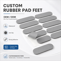 Patins en caoutchouc EVA et silicone découpés sur mesure, auto-adhésifs, antidérapants et étanches pour la protection des meubles et des appareils électroniques (OEM/ODM)