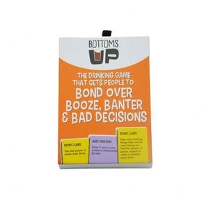 Jeu de cartes Bottoms Up : Faites la connaissance en buvant, plaisantez avec l'alcool, prenez des décisions imprudentes – Jeu de société avec cartes recto-verso finition brillante - Product Image 2