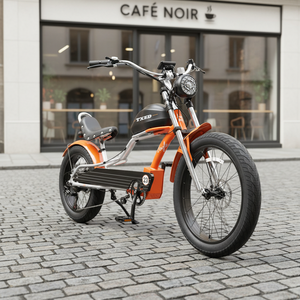 26 Inch 7 Speed <b>Frame</b> Fat Tire 48V 500W E-Bike Rear Hub Motor Cruiser Motorcycle Beach Sea <b>Ebike</b> 26-Inch Fat Tire Offers Superio - Product Image 3