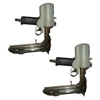 Pistolet à anneaux pneumatique de type D HR-22 de haute qualité, agrafeuse à anneaux en D - Idéal pour la fabrication de matelas à ressorts
