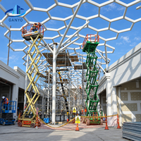 Bâtiment en acier démontable, entrepôt modulaire relocalisable pour stockage temporaire et usage commercial
