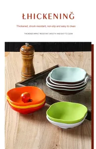 Vajilla <span class=keywords><strong>de</strong></span> melamina moderna, <span class=keywords><strong>plato</strong></span> frío comercial para aperitivos, cuencos creativos para KTV, carne crujiente pequeña francesa - Product Image 5