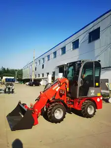 China WOLF Hot Selling 600KG Hydrostatic Transmission Compact Mini750T Hoflader Wheel Loaders Made In China