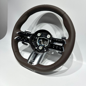 <span class=keywords><strong>Volant</strong></span> de direction personnalisé en cuir noir pour <span class=keywords><strong>Mercedes</strong></span> Benz Maybach Classe S W221 W222 W223 AMG S63 GLS 600 - Product Image 5