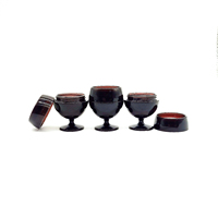 Yueshunxing 8ml Usine En Gros De Haute Qualité Conception Exclusive Mignon Vide Mini Vin Forme Baume À Lèvres Conteneur En Plastique Pot De Crème