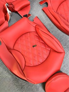 Housse de siège complète anti-taches rouge personnalisée, kits de remodelage intérieur pour BMW <span class=keywords><strong>Mini</strong></span> <span class=keywords><strong>Cooper</strong></span>, housse de siège intérieure pour voiture compacte - Product Image 5