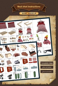 Support de livre pop-up <span class=keywords><strong>en</strong></span> bois à monter soi-même, cadeau pour les 14 ans et plus, puzzle 3D <span class=keywords><strong>en</strong></span> bois, jeu de puzzle, jouet anti-stress, jouet éducatif STEM - Product Image 4