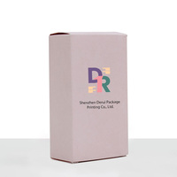 Caja de Embalaje de Perfume Cosmético Plegable de Papel Reciclado de Lujo con Relieve Impreso y Inserto Corrugado Negro