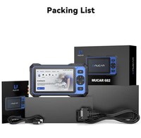 Herramienta de Diagnóstico Asistida por IA MUCAR 682, Análisis Automático de Códigos de Error y Preguntas y Respuestas en Tiempo Real, Actualización Gratuita de por Vida, Escáner Automático Obd2