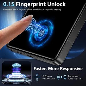 Verre trempé japonais Asahi 9H 2.5D, 2 mètres, super résistant, pliable à 360 degrés, anti-traces de doigts, pour écran de téléphone portable S25 Ultra - Product Image 3