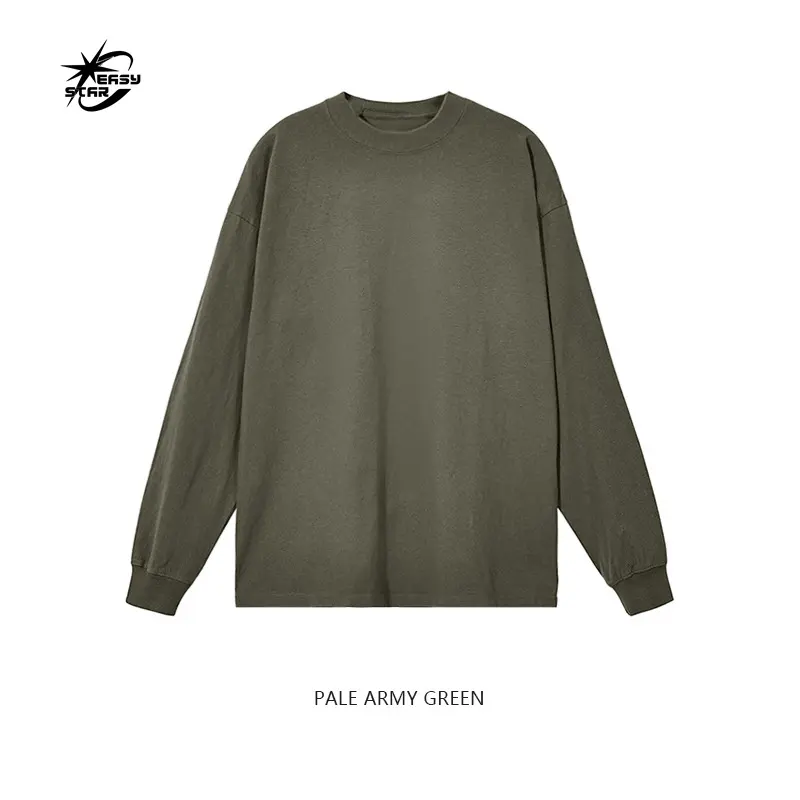 High Quality 100% Cotton Men Sweatshirts Printing Embroidery Custom Crewneck Sweatshirt