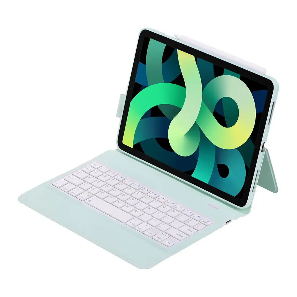 Slim Keyboard Tablet Covers for Apple iPad Pro 11 2021 / 2020 / 2018 Air 4 10.9 Inch Bluetooth Keyboard