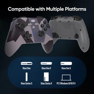 คอนโทรลเลอร์สำหรับ Xbox one, Series X/S, PC, 3.5 มม., 2.4GHz, โหมดมาร์โค/เทอร์โบ/สั่นสะเทือน (สีดำและสีขาว) - Product Image 3