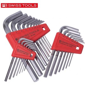 Jeu de clés hexagonales Pb Swiss Tools 2 2,5 3 4 5 6 8 10 mm métriques chromées de qualité industrielle - Product Image 1