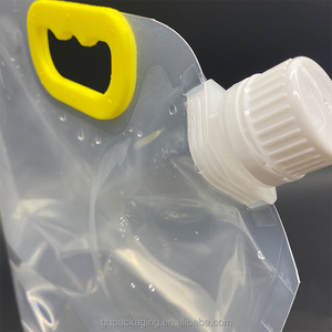 5L nhựa PE trong suốt đứng lên nước giải khát rõ ràng Túi vòi cho đồ uống lỏng như nước trái cây Soda nước khoáng - Product Image 5