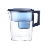 Filtre à eau pour comptoir HS527S-F009, 6 tasses, 2,2 L au total, 1,1 L filtré, certifié UL, usine certifiée ISO 9001, remplissage facile, directement de l'usine