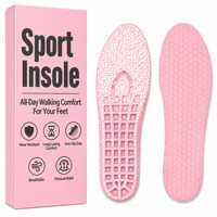 Semelles intérieures sport en ETPU blanc effet popcorn, unisexes, légères, écologiques, anti-odeur, antichoc, pour baskets et bottes