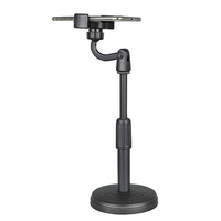 Support de téléphone portable universel en plastique, étanche, rotatif, pliable, réglable en hauteur, pour bureau, tableau de bord, lit, maison, utilisation en extérieur