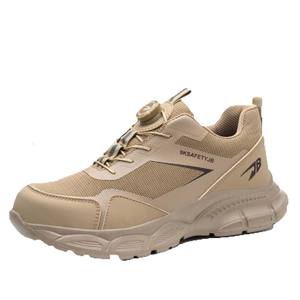 مقبض نعل ناعم أحذية سلامة رياضية للعمل مضادة للسحق جيدة التهوية ومقاومة للثقب واقية للاستخدام في المصنع دوارة - Product Image 2