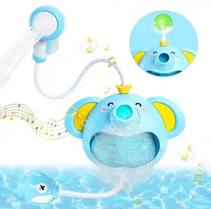 Zhorya elektrisch niedlich Elefant Kunststoff Sprüher-Duschkopf Sprühen Bad Badewanne Wassersprühlchen-Spielzeug für Kleinkinder