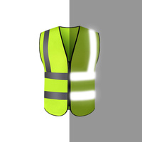 Gilet de sécurité haute visibilité avec poche, bandes réfléchissantes, gilet de protection standard