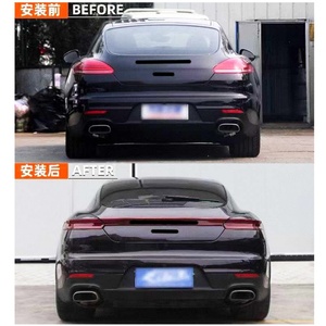 Luz Trasera Continua Mejorada con Lámpara LED y Lente Roja para Panamera 970 2010-2016, Luz de Freno, Direccional y Reversa, 12V - Product Image 4