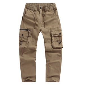 Pantalones <span class=keywords><strong>de</strong></span> <span class=keywords><strong>Trabajo</strong></span> con Puños para <span class=keywords><strong>Hombre</strong></span>, Primavera <span class=keywords><strong>Verano</strong></span>, Estilo Casual, Ajustados, Juveniles, <span class=keywords><strong>de</strong></span> Moda, <span class=keywords><strong>de</strong></span> Pierna Recta, Tipo Cargo - Product Image 4