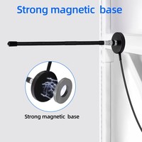 Antena CB 27MHz basis magnetik, dengan BNC + PL259 pria konektor untuk pemindai Radio seluler mobil CB-40M Anytone AT-5555N AT-6666