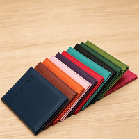 Porte-passeport et porte-cartes en cuir PU, avec porte-billets, portefeuille et étui de protection pour passeport